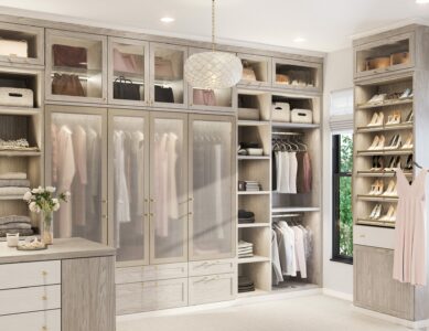 walk in closet grigio wood grain finish california closets